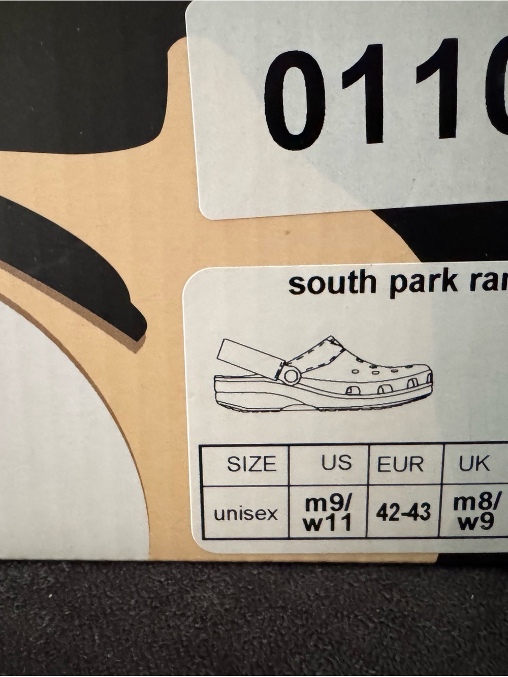 South Park Randy Classic Crocs Teal Clogs Men’s 9/Women’s 11 NWT - Picture 5 of 5